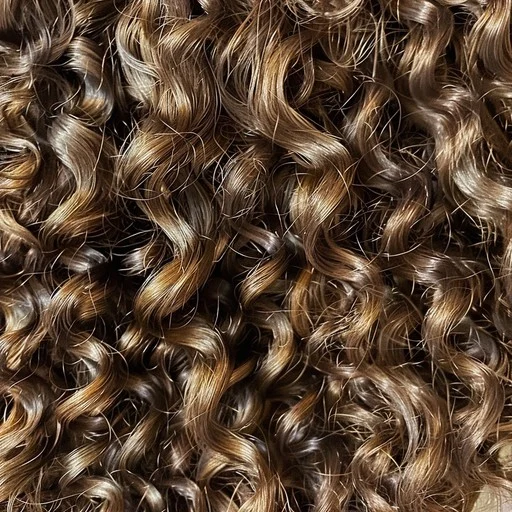 curly hair close up stockcake